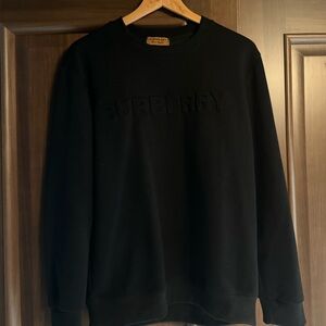 Burberry Men's Black Crewneck Sweater
